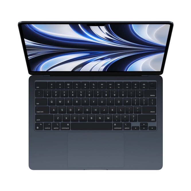 MacBook Air (M2, 2022) with Box and Charger